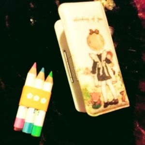 Vint. Japan art travel kit